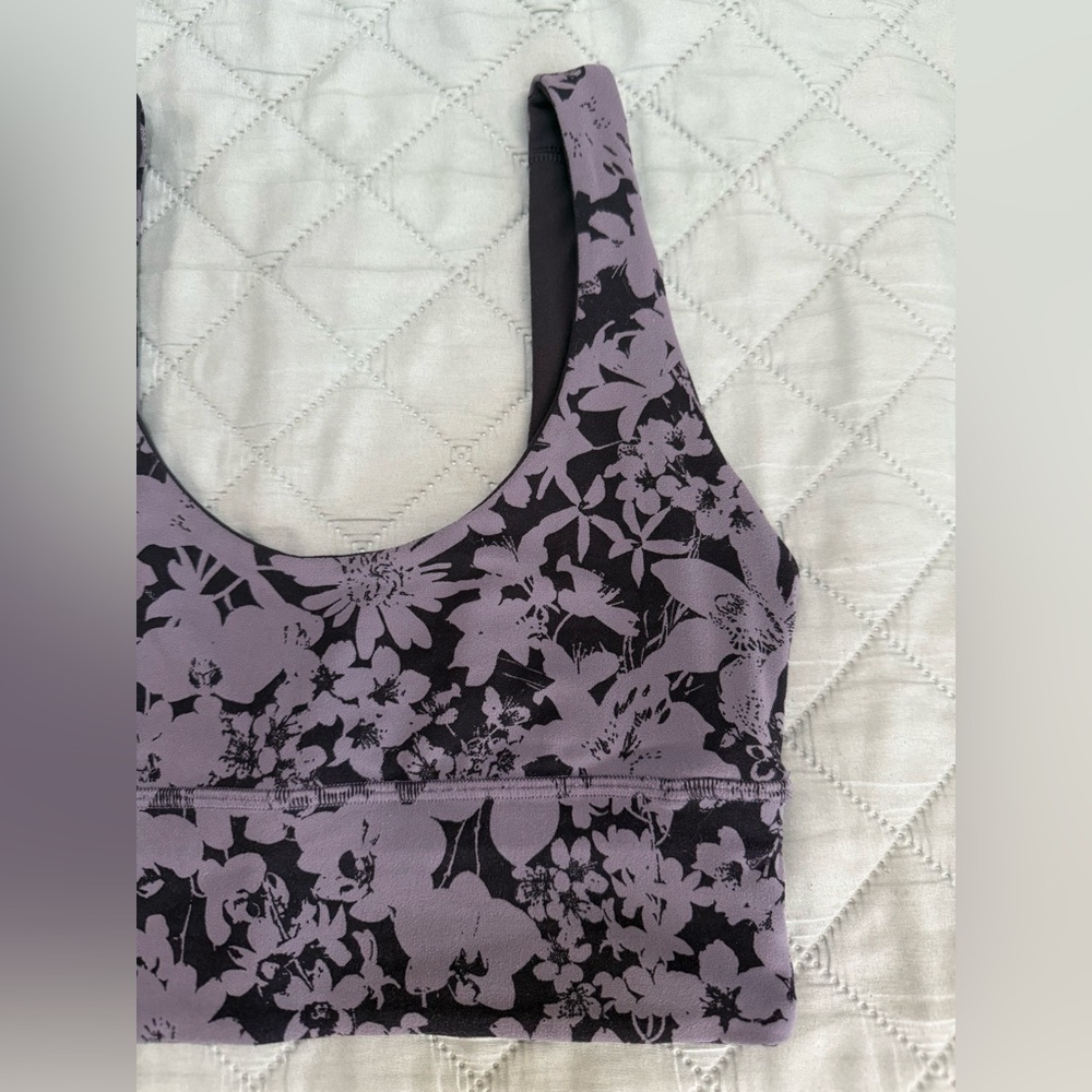 Lululemon Efflorescent Nebula Black and Gray Sports Bra - Picture 2 of 8